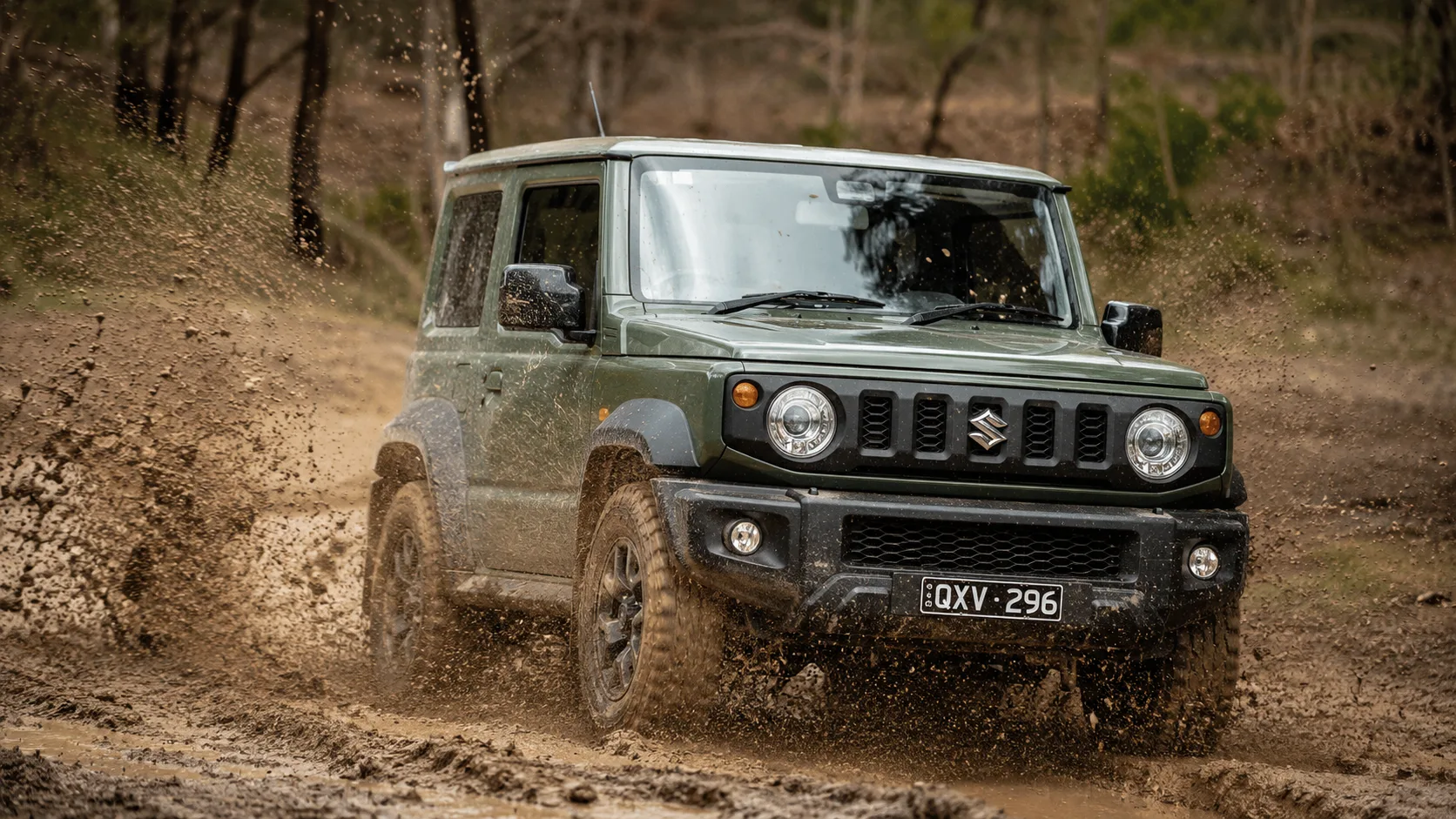 Suzuki Jimny Mud Driving Technique — How to Get Through