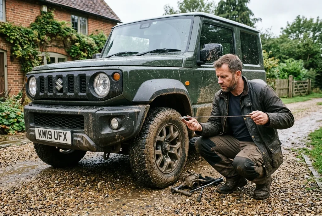 Checking for water contamination after a river crossing